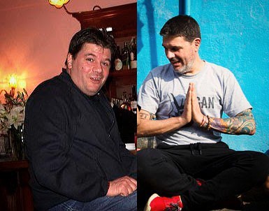 Transformation from Carlo overweight and unhappy to happy and healthy